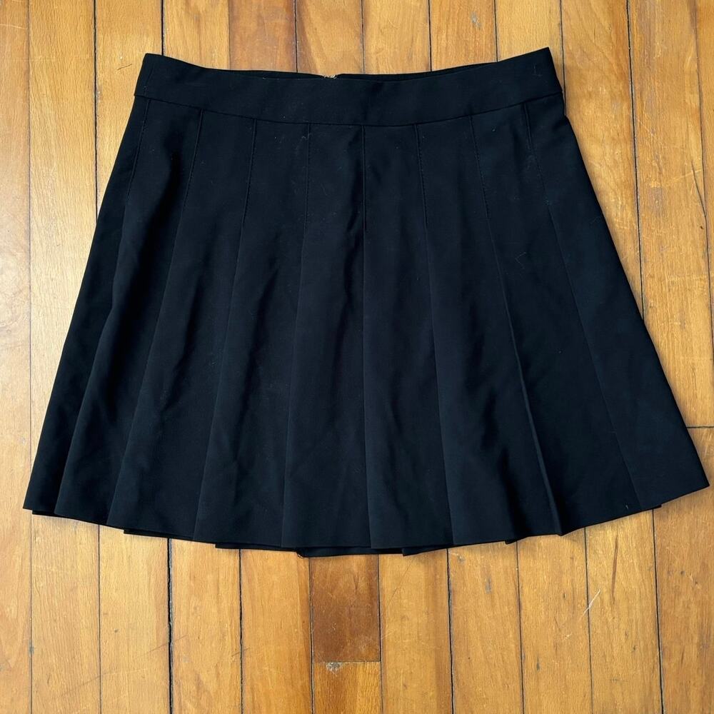 Sun-deh Sunday Best Size 4 Pleated Mini Skirt Academia Goth Black Aritzia